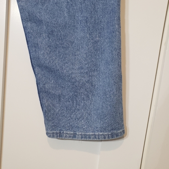 Chic Vintage High Rise Mom Blue Jeans Straight Leg Size 24W TALL - Picture 10 of 13